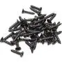 25 Pieces Retro Double Prong Robe Hook Hat Hook Coat Hook Cloth Hanger with 50 Pieces Screws by Erlvery DaMain (Black)