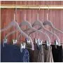 10pcs Random Color Flocking Clothes Hangers with Clip Non-Slip Stand Rack Pants Skirt Kid Drying Clothing Adjustable Hangers 10pcs Random Color Flocking Clothes Hangers with Clip Non-Slip Stand Rack Pants Skirt Kid Drying Clothing Adjustable Hangers