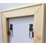 HangZ 11050 Flat Mount 2-Hole D-Ring Picture Hanger Kit, 50lb HangZ 11050 Flat Mount 2-Hole D-Ring Picture Hanger Kit, 50lb