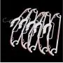 10pcs Children Adult Non-Slip Metal Shirt Trouser Hook Hangers Coat Hanger Clothes Accessories Rack Random Color 10pcs Children Adult Non-Slip Metal Shirt Trouser Hook Hangers Coat Hanger Clothes Accessories Rack Random Color