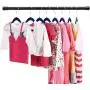 TQVAI 30 Pack Kids Velvet Hangers Non Slip Space Saver with 16-PCS Clothes Size Dividers and Pen - Navy Blue