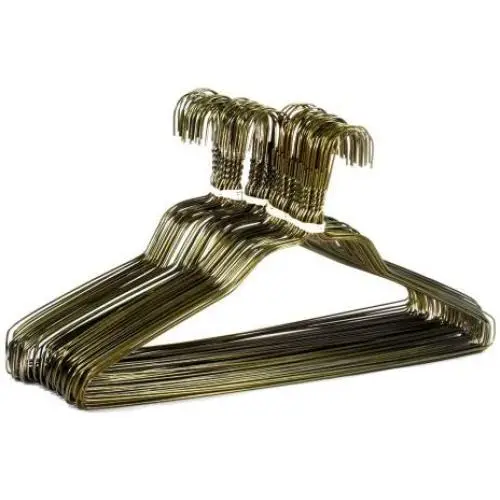 500 Wire Hangers 18" Standard Gold Clothes Hangers, Shirt Hangers, Garment Hangers 500 Wire Hangers 18" Standard Gold Clothes Hangers, Shirt Hangers, Garment Hangers