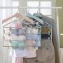 HJYPYJ Magic Hanger,No Trace PP Folding Hanger,Rotate Telescopic Trouser Hangers,for Balcony/Wardrobe Durable/Blue / 1 pcs