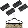 SUNTRADE 20 Pack Plastic Finger Clips for Hangers,Strong Pinch Grip Clips for Use with Slim-line Clothes Hangers, Clips for Velvet Hangers (20, Black) SUNTRADE 20 Pack Plastic Finger Clips for Hangers,Strong Pinch Grip Clips for Use with Slim-line Clothes Hangers, Clips for Velvet Hangers (20, Black)