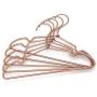 Koobay 30Pack Non Slip 32CM Gold Copper Light Wire Children Clothes Suit Coat Metal Hanger