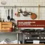 ROJOE S Hooks for Kitchen Hanging Pots and Pans - Durable Stainless Steel Utility Hangers for Clothes, Plants, Tools, and Utensils - 30 pack (10 each of Small, Large, Extra Large)