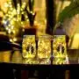 Solar Mason Jar Lid Light,4 Pack 20Led String Fairy Lights 4 Hangers(Jars Not Included),Best for Mason Jar Decor,Patio Garden Decor Solar Laterns Table Lights(Warm White)