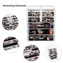 Makeup Organizer Acrylic Cosmetic with 7 Storage Drawers and Jewelry Display Boxes One-piece