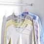HJYPYJ Magic Hanger,Household Iron Folding Hanger,Multi-Layer Storage Space-Saving Organizer Hangers, Durable/White / 6 pcs