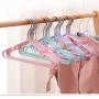 HJYPYJ Magic Hanger,Non-Slip Multifunctional Hangers,Smooth Surface Tasteless Childrens Hangers,Ultra-Thin Space Saving Organizer Hanger Not Easy to Rust/Pink / 29.5x18.5cm