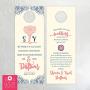 Do Not Disturb Wedding Door Hangers (set of 10) Paisley Elephant