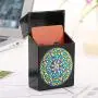 Plastic Business Card Holder with Diamond Painting Cover, Whitelotous DIY Diamond Business Name Card ID Card Bus Card Case Boxes for Men & Women (Mandala) Plastic Business Card Holder with Diamond Painting Cover, Whitelotous DIY Diamond Business Name Card ID Card Bus Card Case Boxes for Men & Women (Mandala)