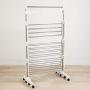 Rungfa 3 Tier Stainless Organizer Folding Drying Rack Clothes Drier Hanger Stand Airer