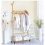XIAOLONG Coat Rack, Modern Minimalist Coat Rack Simple Coat Rack Storage Living Room Hangers Bamboo Floor Clothes Rack Bedroom Mobile Creative Rack XIAOLONG Coat Rack, Modern Minimalist Coat Rack Simple Coat Rack Storage Living Room Hangers Bamboo Floor Clothes Rack Bedroom Mobile Creative Rack