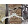 NAHANCO 1508 Plastic Dress Hanger, T-Shirt Weight, 17", Opaque White (Pack of 100) NAHANCO 1508 Plastic Dress Hanger, T-Shirt Weight, 17", Opaque White (Pack of 100)