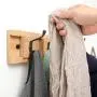 A- Coat Rack Hanger Wall Mount Coat Hook, 2 Pack 15 Hooks Wooden Wall Coat Hangers Rack Durable Robe Hat Clothes Hooks (Size : 8) A- Coat Rack Hanger Wall Mount Coat Hook, 2 Pack 15 Hooks Wooden Wall Coat Hangers Rack Durable Robe Hat Clothes Hooks (Size : 8)