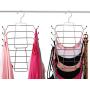 Magicool Cami Hanger 4 Pack Space Saving Hangers Closet Organizer for Tank Top, Cami, Bra, Pajamas, Strappy Dress,Bathing Suit