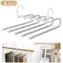 WAOU Massy Pants Hangers Multi-Layer Hanging Pants 5 in 1 Pants Rack Stainless Steel Pants Hangers Folding Storage Rack Space Saver Storage for Trousers Scarf Tie Belt Adjustable(2 Pack) … WAOU Massy Pants Hangers Multi-Layer Hanging Pants 5 in 1 Pants Rack Stainless Steel Pants Hangers Folding Storage Rack Space Saver Storage for Trousers Scarf Tie Belt Adjustable(2 Pack) …