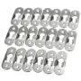20 Pcs Keyhole Hangers Metal Fasteners for Picture Frames Mirrors Cabinet, 42 mm x 14 mm Flush Mount Hardware(no Screws) 20 Pcs Keyhole Hangers Metal Fasteners for Picture Frames Mirrors Cabinet, 42 mm x 14 mm Flush Mount Hardware(no Screws)