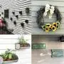 Vinyl Siding Hooks for Hanging, Heavy Duty Outdoor Light Wreath Hanger 8 Pack