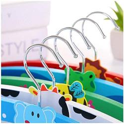 DNJKSA 5pcs/lot 33cm Baby Hangers for Clothes Rack Cute Cartoon Children Hanger Clothing Rack Child Clothes and Underwear Rack