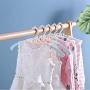 HJYPYJ Magic Hanger,Portable Multifunctional Hangers,Non-Slip Folding Hangers,Non-Deformable Childrens Hanger Space Saving Organizer Hanger Strong Bearing Capacity/Pink / 20 pcs