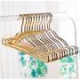 Aluminum Alloy Cloth Hanger10Pcs Random Color Anti-Skid Hanger for Clothes Adult Skirt Dress Storage Rack Space Saver Clothes Hanger