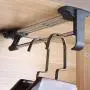 ZJchao Heavy Duty Retractable Closet Pull Out Rod Wardrobe Clothes Hanger Rail Towel Ideal for Closet Organizer Polished Chrome (30cm/ 11.8 Inches) ZJchao Heavy Duty Retractable Closet Pull Out Rod Wardrobe Clothes Hanger Rail Towel Ideal for Closet Organizer Polished Chrome (30cm/ 11.8 Inches)