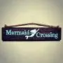Mermaid Crossing Wood Sign - Rustic Wall Decor With Rope Hanger - Mermaid Decor for Home Mermaid Crossing Wood Sign - Rustic Wall Decor With Rope Hanger - Mermaid Decor for Home