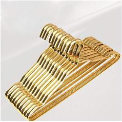 Household Adult Clothes Hanger No Rust Heavy Duty Rose Gold Metal Hanger Closet Organizer 10pcs Random Color