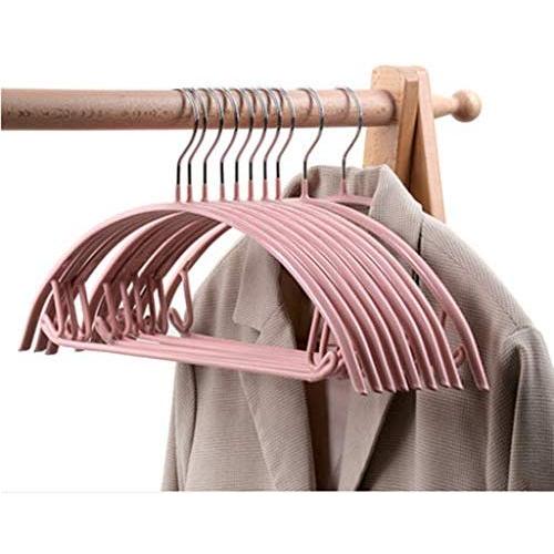 JUMERY-Heavy Duty Clothing Hangers, Nordic Modern Simple Non Sliip Heavy Duty Seamless Suit Hanger Space Saving Clothes Stainless Steel Hangers Cloth Hanger 20 Pack (Color : J, Size : Free Size)