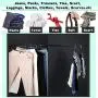 Jubapoz Pants Hangers Stainless Steel Trousers Clothes Hanger S-Shape Multi Pant Hanger Space Saving Jeans Scarf Tie Clothes-4 Pack Jubapoz Pants Hangers Stainless Steel Trousers Clothes Hanger S-Shape Multi Pant Hanger Space Saving Jeans Scarf Tie Clothes-4 Pack