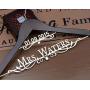 Personalized Wedding Hanger, Custom bridal hanger, Bridal dress hanger, bridal shower gift EL008