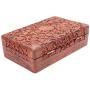 ITOS365 Handmade Wooden Jewelry Boxes Storage Case for Women Jewel Organizer Flower