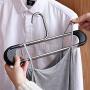 HJYPYJ Magic Clothes Hanger, Anti-Skid Detachable Trouser Hangers, Portable Space Saving Hanger Organiser/Pink / 15 Pcs