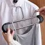 HJYPYJ Magic Clothes Hanger, Anti-Skid Detachable Trouser Hangers, Portable Space Saving Hanger Organiser/Pink / 15 Pcs
