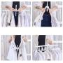 EvaroFly Multipurpose Magic Folding Hanger, Save Space Storage Clothes Hanger, Household Travel Camping -White 53x42x28cm