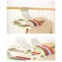 Yuema 10 Pack Light-Weight Clothes Hangers Non-Slip Durable Clothes Hanger Plastic Hangers Perfect for Pants, Dress, Jacket, Underwear and Shirt