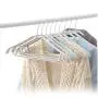 10pcs Random Color Anti-Skid Clothes Hangers， Suit Hangers Shirts Sweaters Dress Hanger Hook Drying Rack