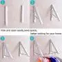 Curious Fish Retractable Hidden Aluminum Folding Wall Mounted Clothes Hanger Drying Rack Hanging Coat Shirt Pants Space Saving Storage Dryer Organiser Laundry Bathroom Utility Bedroom Wardrobe Balcony