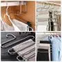VIVOHOME 8 Pack Pants Hangers S-Shape Trousers Hangers Stainless Steel Clothes Hangers Space Saving for Pants Jeans Towels Scarfs VIVOHOME 8 Pack Pants Hangers S-Shape Trousers Hangers Stainless Steel Clothes Hangers Space Saving for Pants Jeans Towels Scarfs