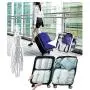 Clothes Folding Travel Hangers, Sundell 8 in 1 Foldable Home Camping Hangers Non-Slip Multi-Function Folding Magical Suit Space Saving Clothes Hangers 360 Degree Swivel Hook Durable Hangers (White) Clothes Folding Travel Hangers, Sundell 8 in 1 Foldable Home Camping Hangers Non-Slip Multi-Function Folding Magical Suit Space Saving Clothes Hangers 360 Degree Swivel Hook Durable Hangers (White)