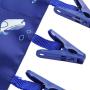 Lyjo Clothes Hanger with Plastic Clips. Portable Clothes Drying Rack, Ideal for Small Garments.Percha para ropa con Clips plásticos. Gancho portátil con pinzas Ideal para el secado de las prendas.