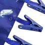 Lyjo Clothes Hanger with Plastic Clips. Portable Clothes Drying Rack, Ideal for Small Garments.Percha para ropa con Clips plásticos. Gancho portátil con pinzas Ideal para el secado de las prendas.