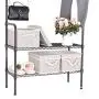 JS HOME Foldable Basket Organizer Bin, Polyester Storage Boxes with Strong Cotton Rope Handle and Lid, Grey, Small, 3-Pack JS HOME Foldable Basket Organizer Bin, Polyester Storage Boxes with Strong Cotton Rope Handle and Lid, Grey, Small, 3-Pack