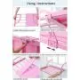 APSOONSELL Clothes Drying Shoe Rack for Laundry Expandable Dry Clothes Rack Balcony Hanging Rack Portable Clothes Hanger Window Sill Rack