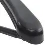 HANGERWORLD 5 Black 17.8inch Plastic Coat Clothes Garment Pant Skirt Bar Hangers 1.96inch Shoulder Support HANGERWORLD 5 Black 17.8inch Plastic Coat Clothes Garment Pant Skirt Bar Hangers 1.96inch Shoulder Support