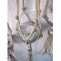macrame plant hangers - candle holder - plant stand