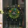 Artificial Christmas Wreath with Pine Cones, Christmas Wreath Garland Ornaments for Garland Entrance Hanger Christmas Decoration, 30/ 45Cm