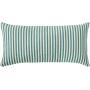 Ravenna Home Casual Striped Throw Pillow, 24 x 12 Inch, Teal